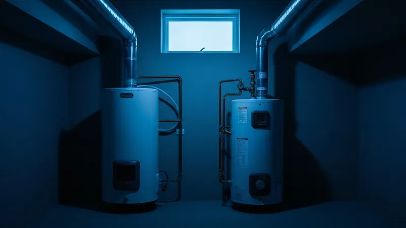 Comparaison avec des chauffe-eaux à gaz